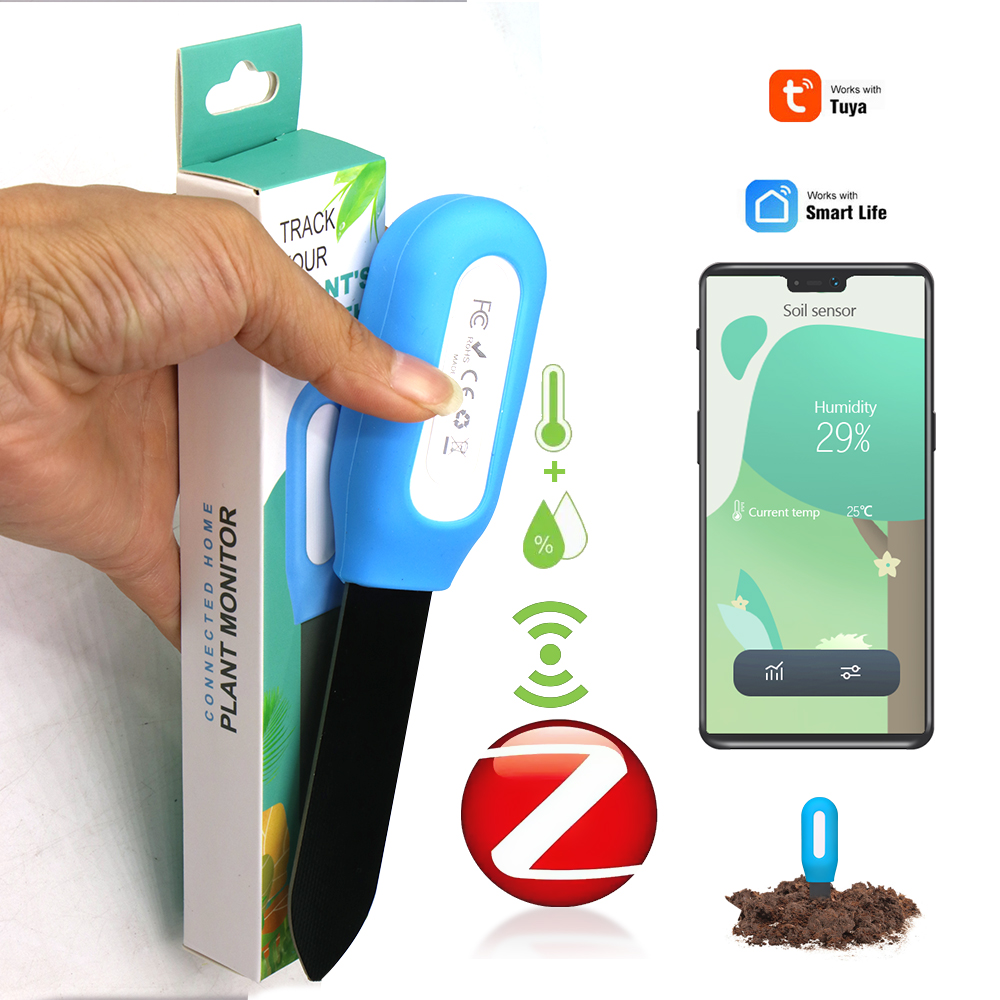 Smart Garden Devices - スマート Zigbee 土壌センサー 家庭菜園 温室 植物