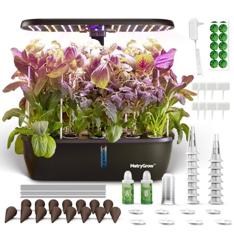 Smart Garden Led Lights - MG-15 水耕栽培システムキット スマート屋内庭園 24W育成LEDライト フルスペクトル 15ポッド