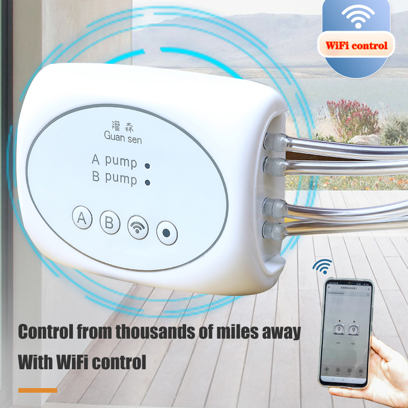 Smart Garden Devices - WiFi スマートガーデン灌漑コントローラー植物自動点滴灌漑システムキット携帯電話制御散水タイマーデバイス