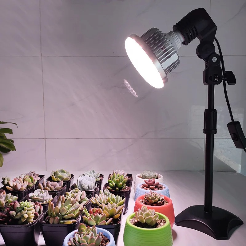 Plant Grow Light Full Spectrum - 折りたたみ式＆吊り下げ式植物育成ライト、量子ボード側面発光、三脚フルスペクトルランプ