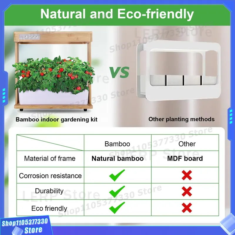 IGS-05 スマート水耕栽培キット 8ポッド LED育成ラ - Smart Garden Design のレビューと価格