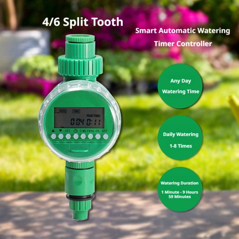 スマートLCDガーデン灌漑タイマー自動散水コントローラー防水 - Smart Garden Design のレビューと価格