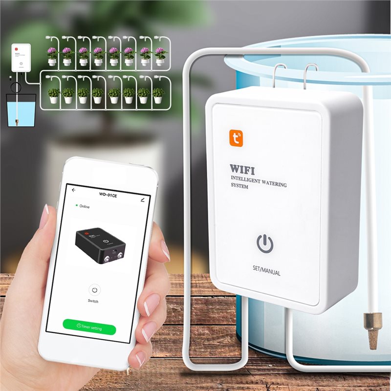 自動点滴灌漑システムキット Tuya スマートWiFiガーデ - Smart Garden Devices のレビューと価格