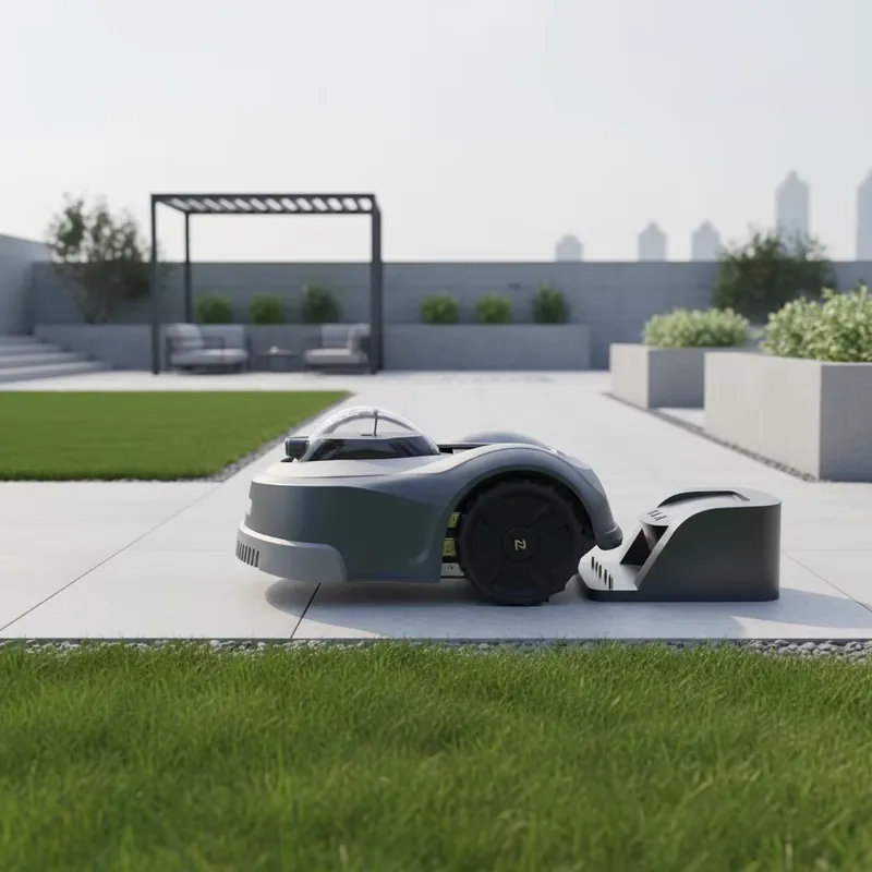 最新のミニスマートロボット芝刈り機、自動リモコン式防水ガーデ - Smart Garden Robot のレビューと価格