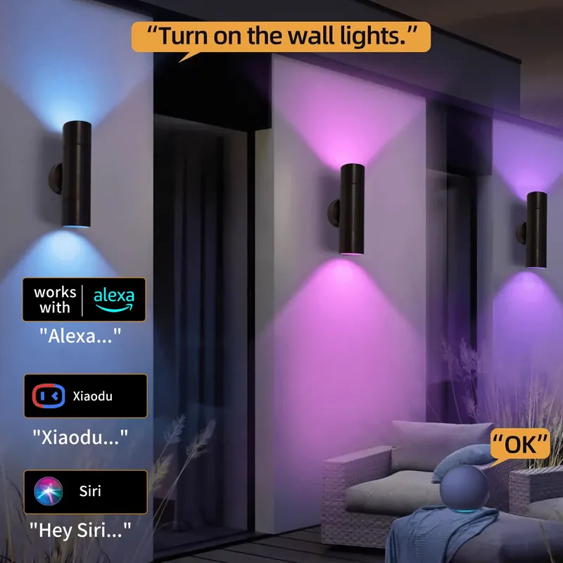 耐久性のある真鍮製屋外LEDウォールライト、IP65防水設計 - Smart Garden Led Lights のレビューと価格