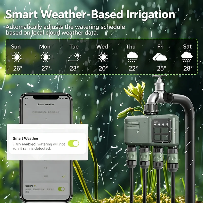 植物自動給水システム WiFiスマートタイマー RF433  - Smart Garden Devices のレビューと価格