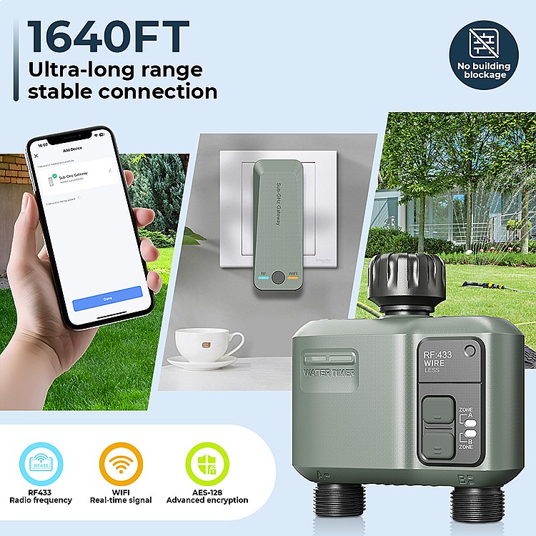 新デザインスマートWiFiワイヤレスガーデン散水システム灌漑 - Smart Garden Design のレビューと価格