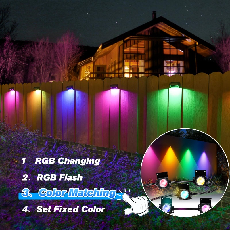 屋外用RGBCW軒下ライトLEDストリングランプIP67防水 - Smart Garden Led Lights のレビューと価格