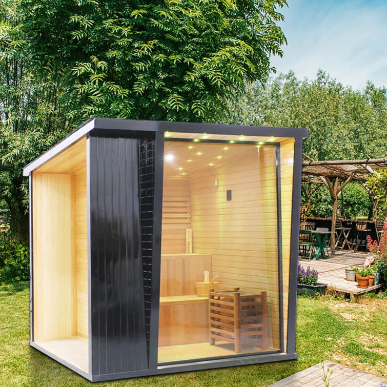 カナダ産レッドシダー木製デザイン屋外2～4人用モダンガーデン - Smart Garden Design のレビューと価格