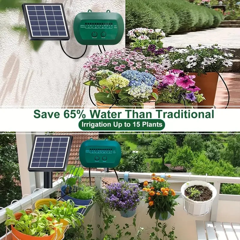 ソーラーインテリジェント灌漑キット 6V 2W 内蔵 180 - Smart Garden Greenhouse のレビューと価格