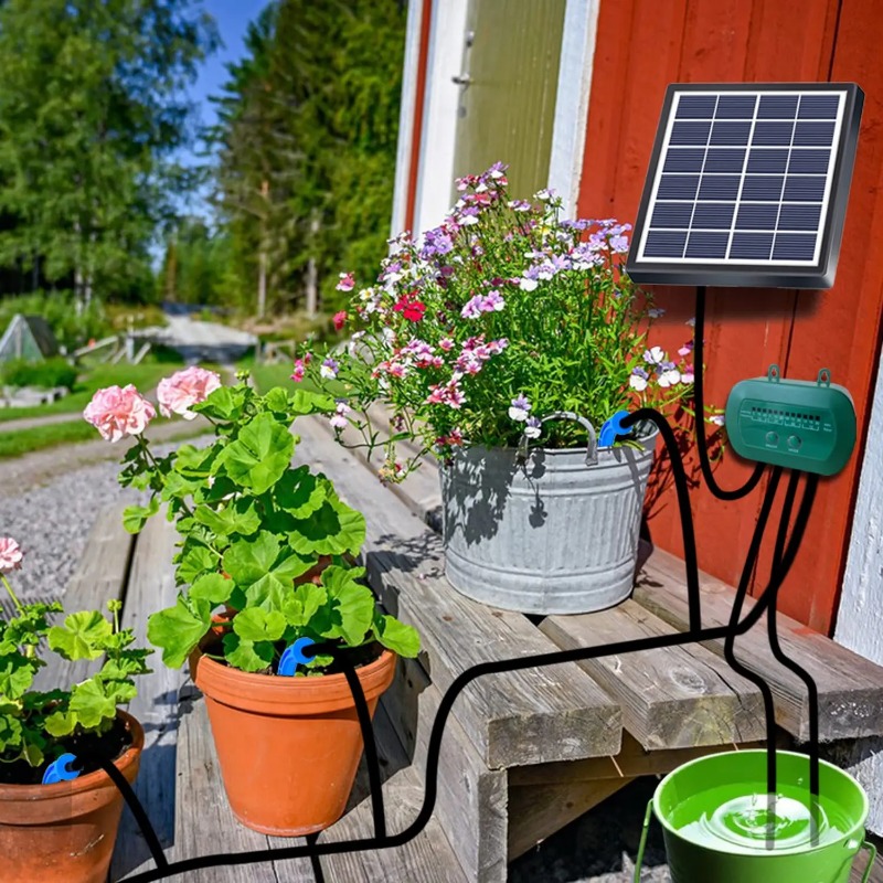 ソーラーインテリジェント灌漑キット 6V 2W 内蔵 180 - Smart Garden Greenhouse のレビューと価格