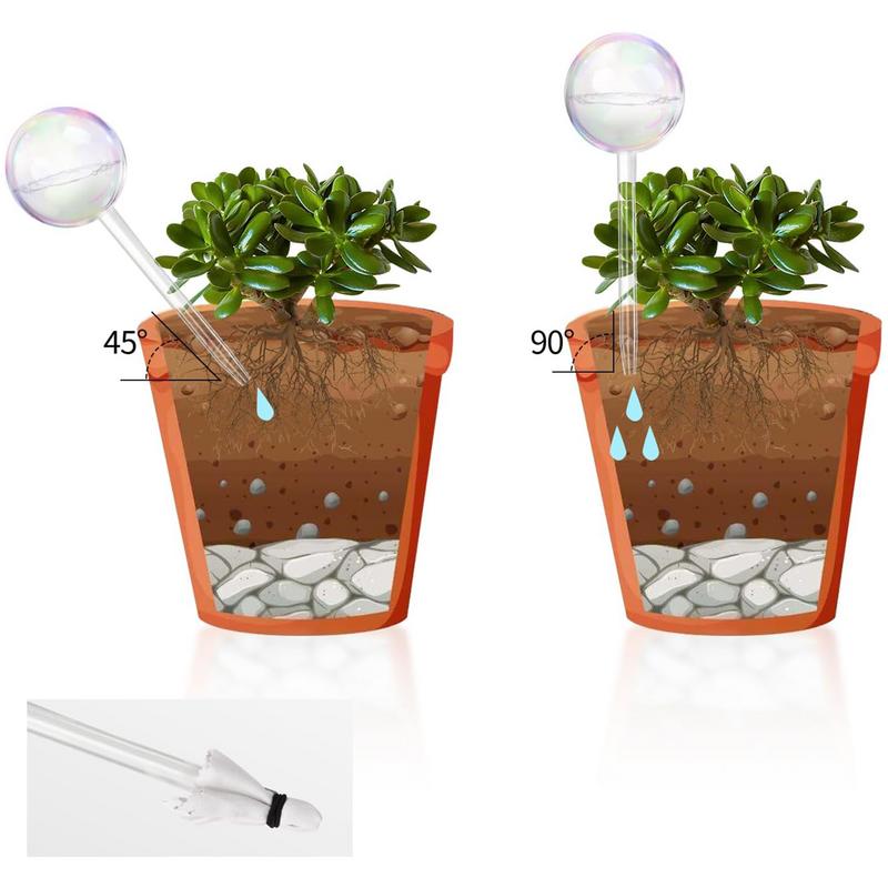 自動植物散水電球,透明なガラスの散水のための灌漑システム - Smart Garden Tower のレビューと価格