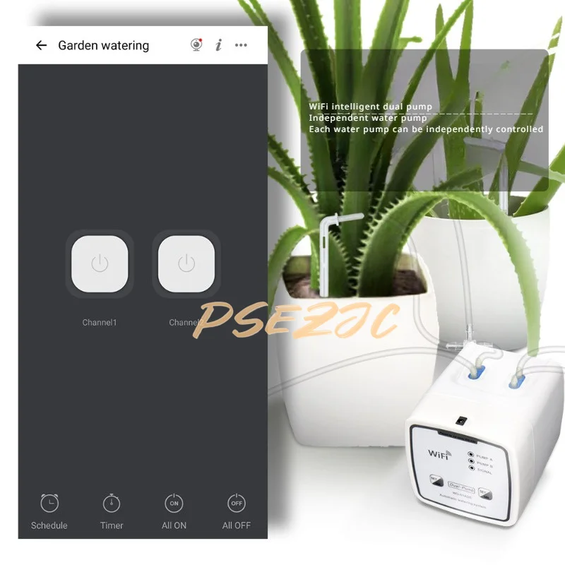 携帯電話リモコン付き自動散水装置,インテリジェントデュアルポ - Smart Garden Greenhouse のレビューと価格