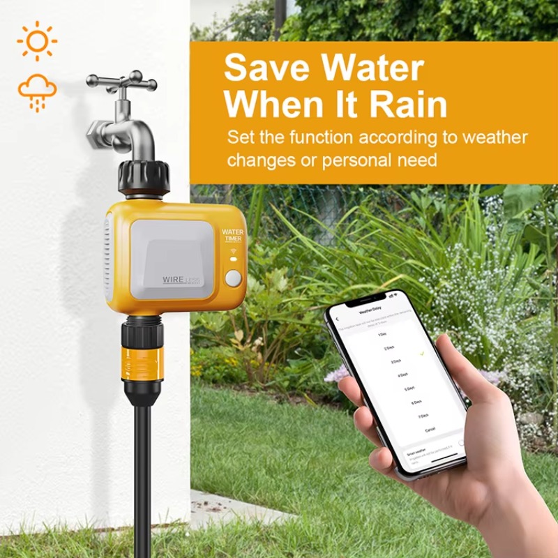 新しいデザインのワイヤレスTuyaアプリ制御スマートシングル - Smart Garden Design のレビューと価格