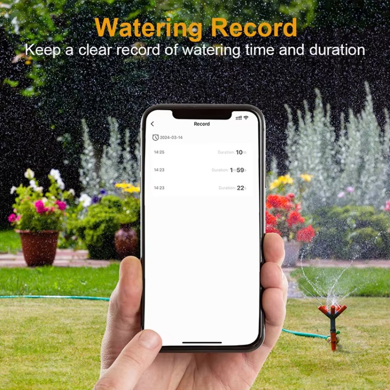 新しいデザインのワイヤレスTuyaアプリ制御スマートシングル - Smart Garden Design のレビューと価格