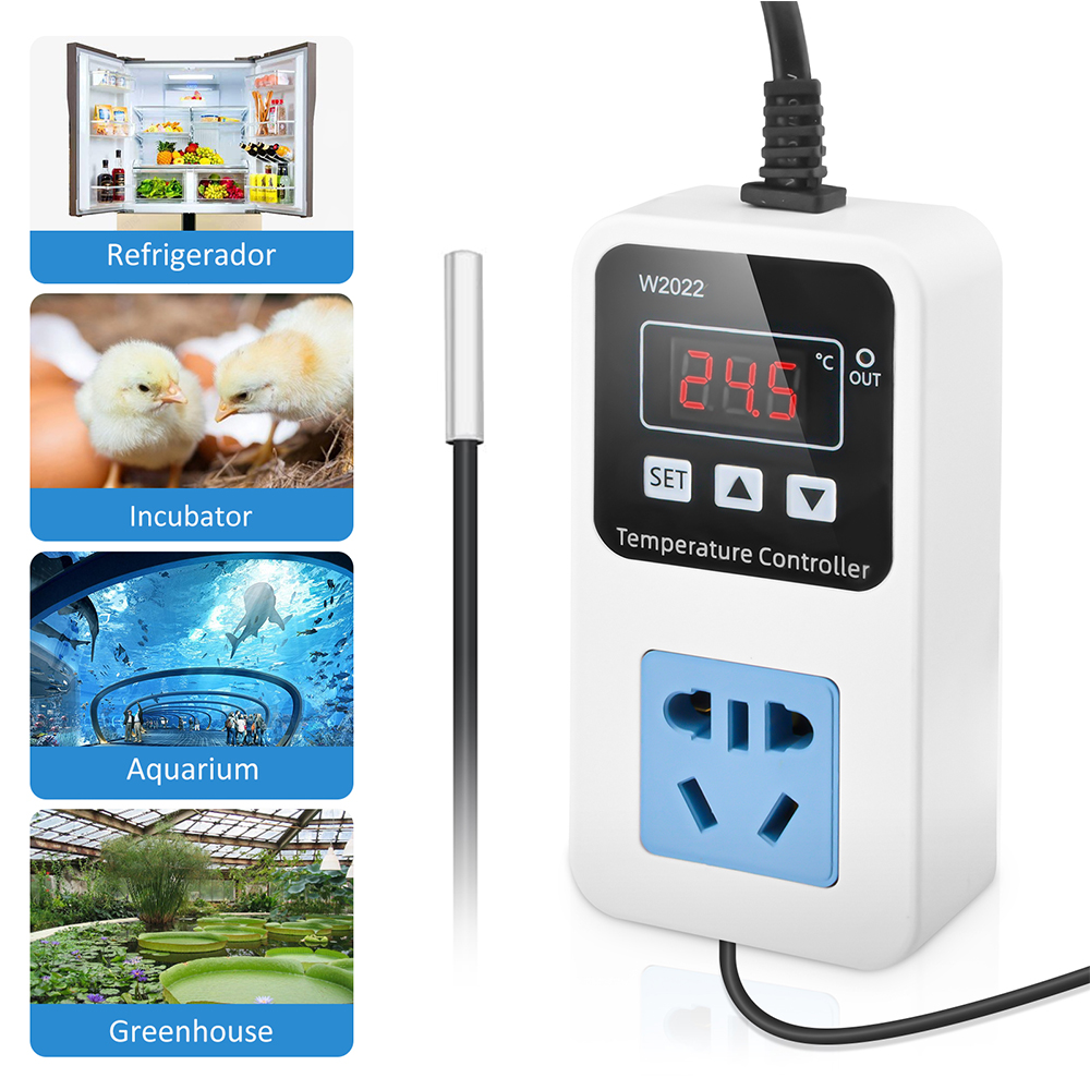 W2022温度コントローラー、ntcセンサー、サーモスタット - Smart Garden Greenhouse のレビューと価格