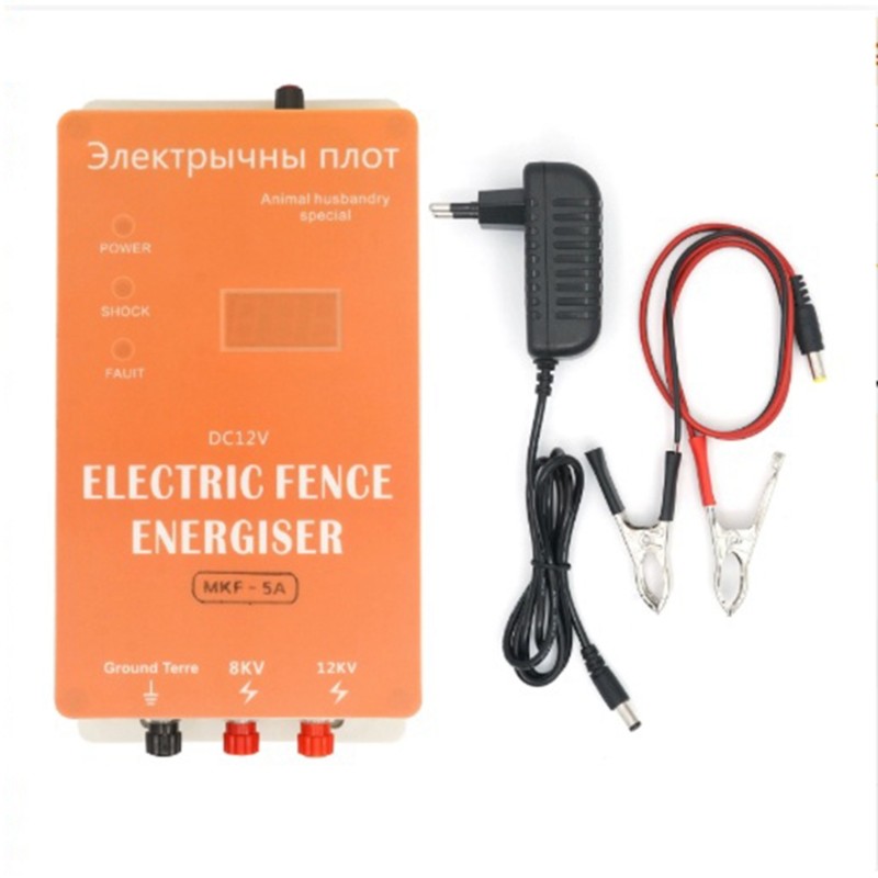 ABSJ-EUプラグ 12V スマート防水電気柵キット（家畜 - Smart Garden Fence のレビューと価格