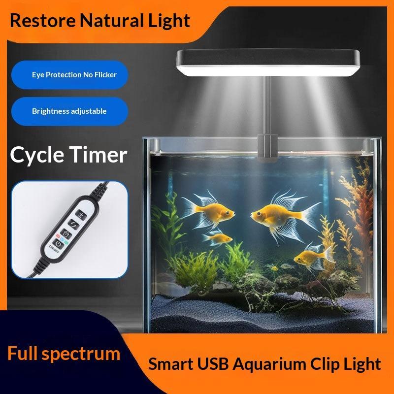 フルスペクトルLED水槽ライト 360度調整可能 タイマー付 - Plant Grow Light Full Spectrum のレビューと価格
